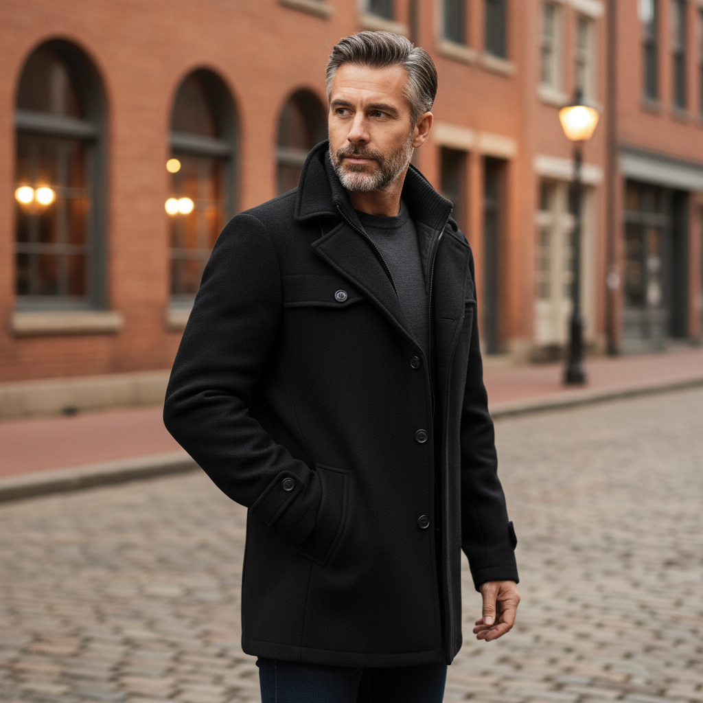 Martin Wool Blend Overcoat