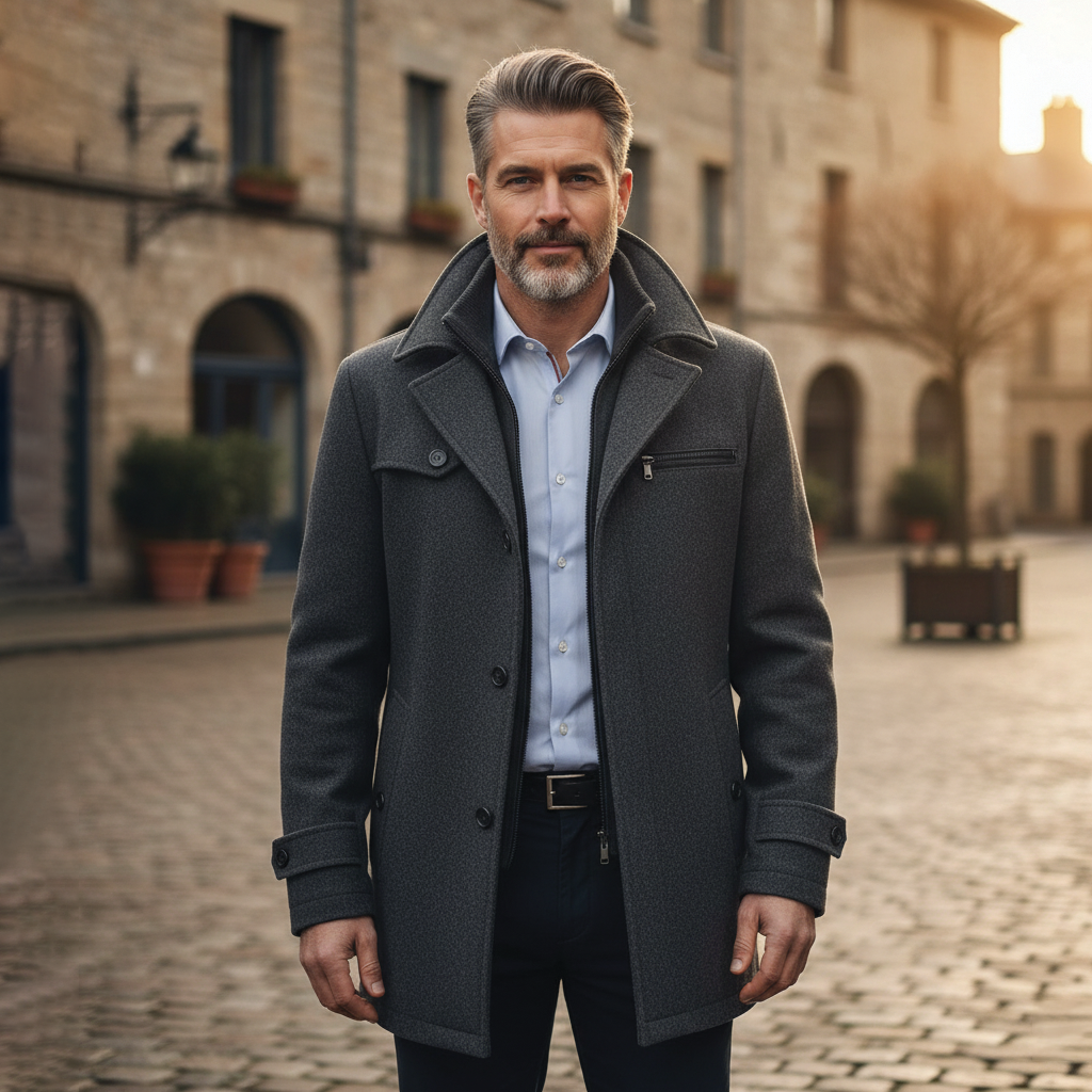 Martin Wool Blend Overcoat